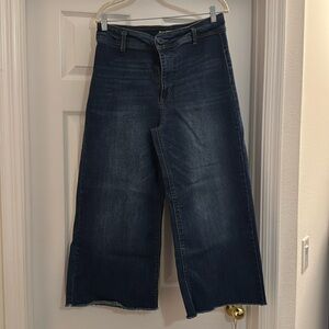 High-Rise Wide Leg Stretch Ankle Oat Jeans